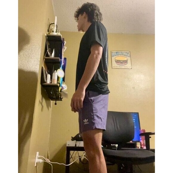 Other - Adidas Originals Vintage Rare Originalz Mens Axis Woven Shorts Nylon Purple